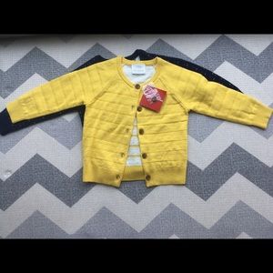 Hanna Andersson Cardigan - Yellow - 90cm
